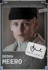COTM Character of Month DEDRA MEERO Signature #11 Topps Star Wars Card Trader picture