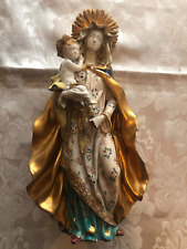 Vtg Italian Porcelain Prof Eug Pattarino Madonna Z10 Figurine picture