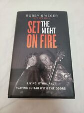 SIGNED Set the Night on Fire by Robby Krieger THE DOORS 1st/1st (2021, HC) NEW picture
