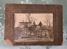 Vtg Rare Kittanning PA Area Early Road Building Workers Antique Photo Picture picture