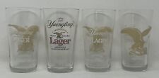 Yuengling Lager Beer Drinking Glasses Set of 4 Brewery Man Cave Collectibles picture