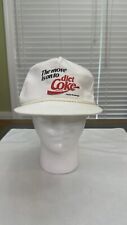 1980s Vintage Diet Coke Rope Hat Coca Cola Trucker Cap RARE picture