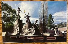 Three Sisters Fountain Katoomba, Blue Mountains, Australia Color Photo Postcard picture