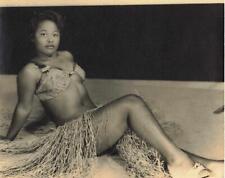 Vintage African American Hula Girl Black Woman 8 x 10 cheesecake Rare Photo  picture
