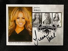 2015 BENCH WARMER HOLLYWOOD SHOW JESSICA HALL AUTOGRAPH CARD (AA) picture
