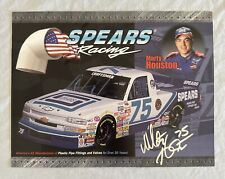 2000 Marty Houston #75 Spears Pipe - NASCAR Craftsman Truck Hero Card Handout picture