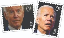 40 Joe Biden Parody Stamps - ZERO CENTS Stickers No Cents FJB Funny Vinyl 8011 picture
