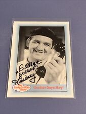 George Lindsey (Goober) Andy Griffith Show Autographed Trading Card  picture