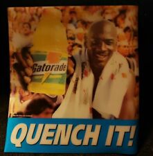 1994 Michael Jordan Gatorade Quench It 3D Promo Advertising Sticker picture