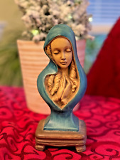VTG Atlantic Mold Virgin Mary Praying on Pedestal 9