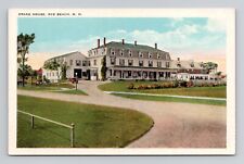 Postcard Drake House Inn Rye Beach New Hampshire NH, Vintage K14 picture
