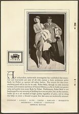 Original 1929 Pin-Up Artist McClelland Barclay FISHER BODY GIRL Automobile Ad picture