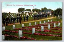 c1910 Memorial Day Cemetery Soldiers Home California P423A picture