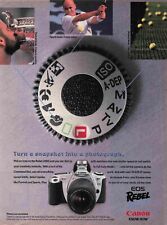 Revel 2000 Canon Eos Camera Y2K 2000S Vtg Print Ad 8X11 Wall Poster Art picture