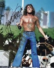 Roger Daltrey THE WHO No Shirt With Tan Preprint Autograph Signed 8x10 Photo picture