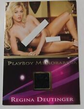 Regina Deutinger Playboy Playmate memorabilia Swatch - patch - Extremely Rare picture