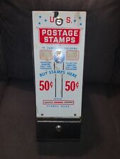 Awesome Vintage US Postage 50 Cent Working Stamp Machine w/ Original Key picture