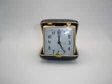 Vintage ELGIN Travel Folding Alarm Clock Manual Winding - Made in Japan picture