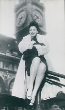Actress Sandra Milo at Gare de Lyon, 1958, Vintage Silver Print Vintage Silver picture