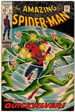 AMAZING SPIDER-MAN #71 (1969)-JOHN ROMITA SR. COVER- QUICKSILVER APPEARANCE- VF+ picture