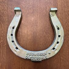 1983 Budweiser Clydesdale 50th Anniversary Large Gold Horseshoe 9” picture