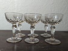 Mikasa French Countryside Champagne Sherbet Toast Crystal Glasses Fine Set Of 8 picture