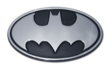batman oval bat logo superhero dc comics chrome auto car emblem usa made picture