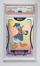 2023 Kakawow Phantom Disney 100 Donald Duck #3 Silver Holo Graded PSA 10 picture