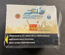 2011 PANINI COPA  AMERICA ARGENTIA FOOTBALL/SOCCER CHROME STICKER CARD HOBBY BOX picture