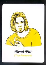 Brad Pitt Hollywood Celebrity Movie Flim Trading Game Card picture
