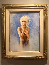 Olivia de Berardinis original framed pin up painting entitled Tamara COA $25,000 picture