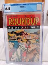 Roundup #1 (July-August 1948, D.S. Publishing) Golden Age, CGC Graded (6.5) picture
