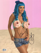 SEXY KATY PERRY SIGNED 11X14 PHOTO AUTHENTIC AUTOGRAPH BECKETT BAS  picture