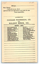 c1950's Chicago Pharmacal Co. Halsey Bros Co. Chicago Illinois IL Postal Card picture
