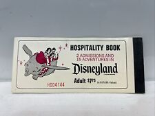1972 Disneyland Hospitality Ticket Book 2 Admissions 15 Adventures Adult 80-7 picture
