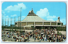 1989 The Exterior of the New Shrine of Guadalupe Mexico D.F. Postcard picture