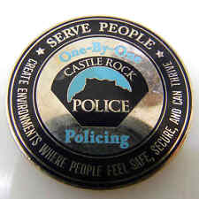 CASTLE ROCK POLICE SERVE PEOPLE CHALLENGE COIN picture