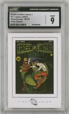 CGC 9 Green Lantern 1 2007 DC Legacy FC6 First Cover Art Card Howard Purcell Art picture
