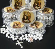 12 FIRST COMMUNION ROSARY BOY GIFT ROSARIES COMUNION RECUERDOS NINO PARTY FAVORS picture