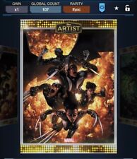 Topps Marvel Collect ~ Artist Spotlight Clayton Crain~ X-Force~  Epic (Digital) picture