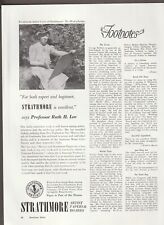 1948 STRATHMORE ART PAPER Mag AD~Ruth H Lee~PEEL-OFF PALETTE~Hurlock Bros/Phila. picture