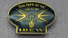 Vintage IBEW LU LOCAL UNION 499 LAPEL PIN International Brotherhood picture