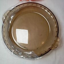 1 Pyrex Fireside Kitchenware Ovenware Pie Baking Plate #229 Tab Handles picture