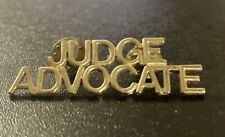 Vintage Collectible Army Judge Advocate Metal Pinback Lapel Pin Hat Pin picture
