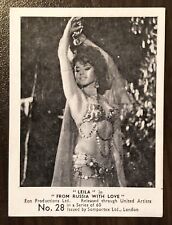 1964 JAMES BOND Somportex Film Scene UK Release #28 Leila NO CREASES RARE picture