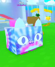 Huge TieDye Cat Roblox PSX Pet Simulator X  100% Clean NEVER DUPED picture