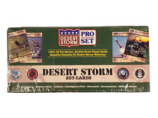 Pro Set 1991 Desert Storm 253 Military Trading Cards Complete Set Unopened - NIB picture
