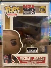 Michael Jordan 115 Hobbiestock Excl Funko POP USA Navy Dream Team w/ PROTECTOR picture