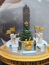 2011 TOP OF THE ROCK NEW YORK GLASS DOME CHRISTMAS  ORNAMENT ROCKEFELLER CENTER  picture