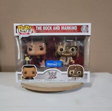 Funko Pop The Rock and Mankind 2-Pack WWE WWF (WalMart Exclusive) New Vinyl  picture
